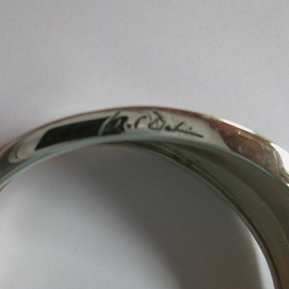 Michael Dawkins 925 Sterling Silver Starry Night Open Cuff Bracelet 51.6… - Picture 7 of 10